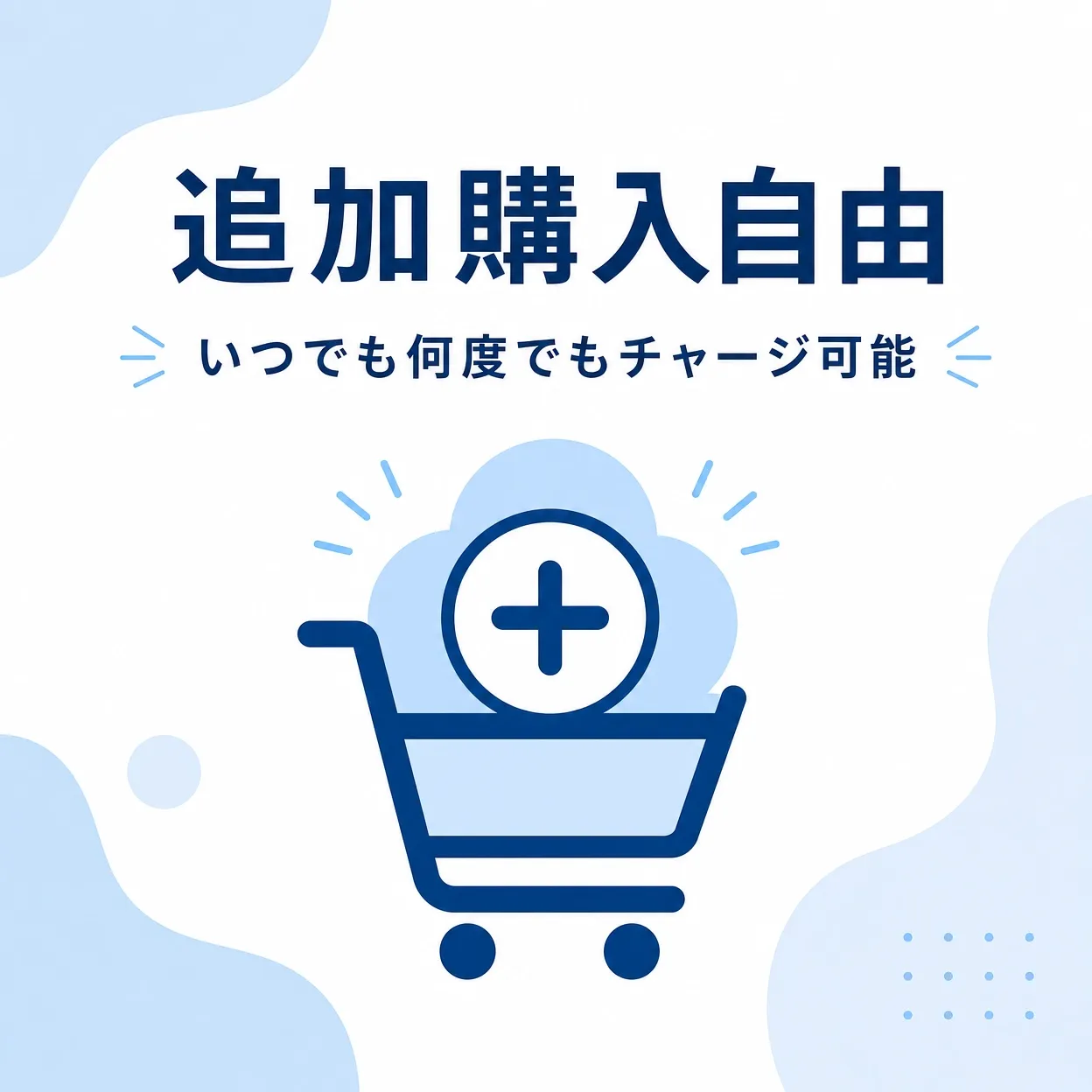 追加購入自由